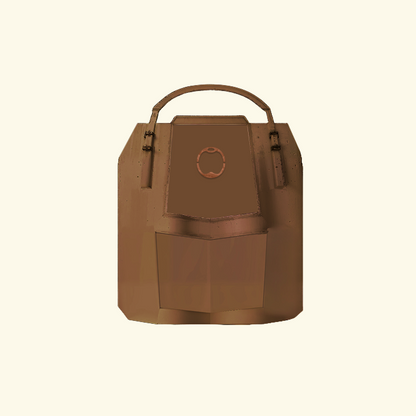 Sawft Oversize Tote Bag and Eyemask Cover Set - "Play In The Mud" (Brown)